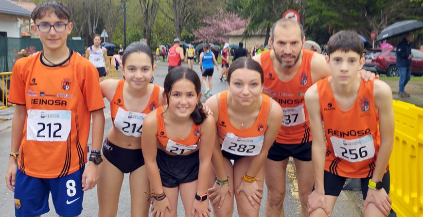 La Escuela Reinosa Running se cuelga tres medallas en el Cross Ayuntamiento de Reocn