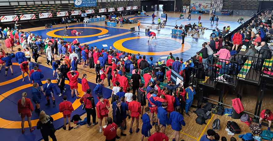 El espartano Antonio Fuarros se cuelga el oro en el Campeonato de Espaa de Combat Sambo