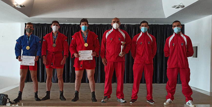 Los 'espartanos' consiguen dos oros y una plata para Cantabria en el nacional de Combat Sambo