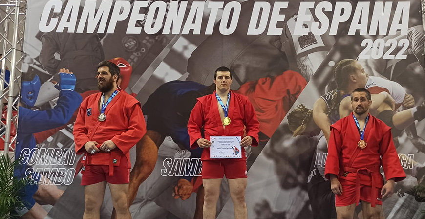 Los 'espartanos' logran dos medallas en el Campeonato de Espaa de Combat Sambo