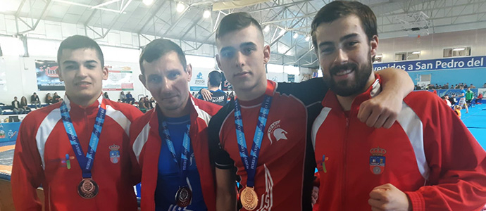 'Los espartanos' se cuelgan tres medallas en el Campeonato de Espaa de Lucha grappling 