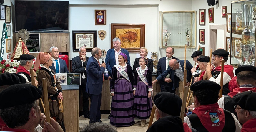 La Esperanza puso la nota musical y tradicional a la fiesta de la Bien Aparecida del Centro Regional Monta��s de Burgos