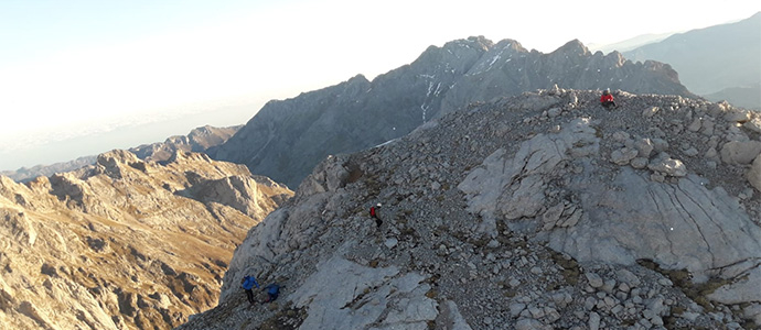Evacuados cuatro montaeros desorientados en Picos de Europa