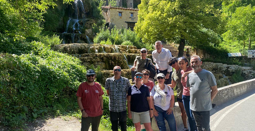 Los evaluadores de la Unesco se despiden del Geoparque de Las Loras