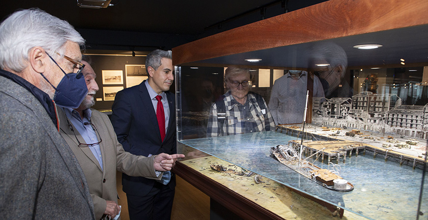La exposicin 'Explosin del Cabo Machichaco' se podr visitar hasta el 17 de abril en el Museo Martimo de Cantabria