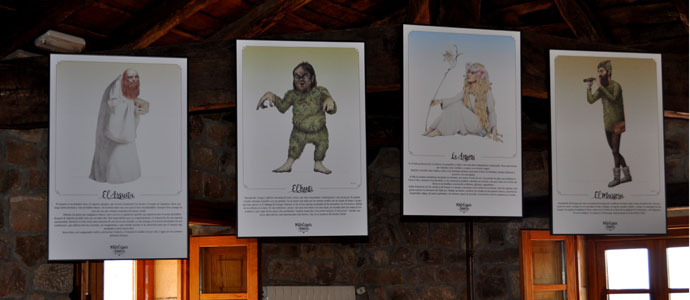 La exposicin 'Mitologa de Cantabria' recala en Los Carabeos