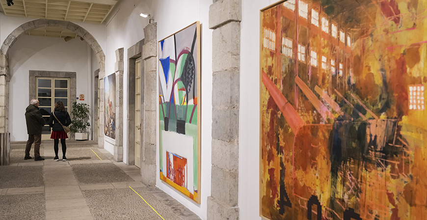 La exposicin 'La pintura' registra ms de 5.000 visitantes en el Parlamento de Cantabria 