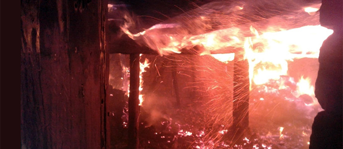 Extinguido un incendio en una cuadra con pajar de Mediadoro 