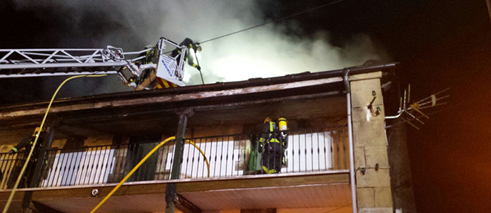 Extinguido un incendio en una vivienda de Vega de Pas