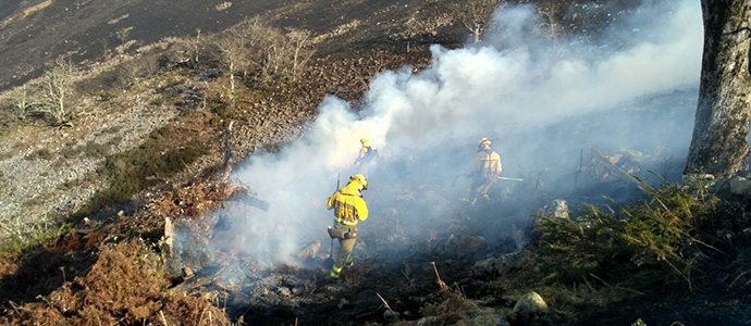 Extinguidos todos los incendios forestales registrados en los ltimos das en Cantabria