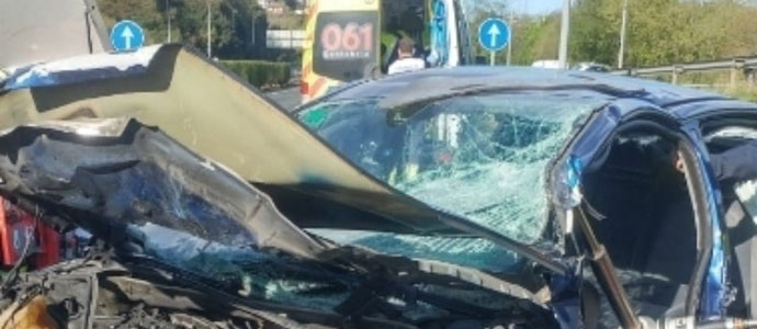 Fallece un hombre de 84 aos en un accidente de trfico en la A-8, a la altura de Hoznayo