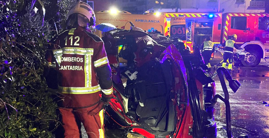 Fallecen tres jvenes tras sufrir una salida de va en la N-634, en Cabezn de la Sal