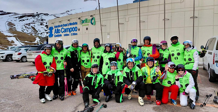 La Federaci�n Espa�ola de Deportes para Ciegos celebra en Campoo la segunda jornada de Promoci�n de Mujeres de Esqu�