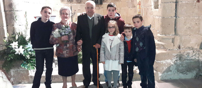 Flix Garca y Visitacin Garca festejan sus bodas de oro