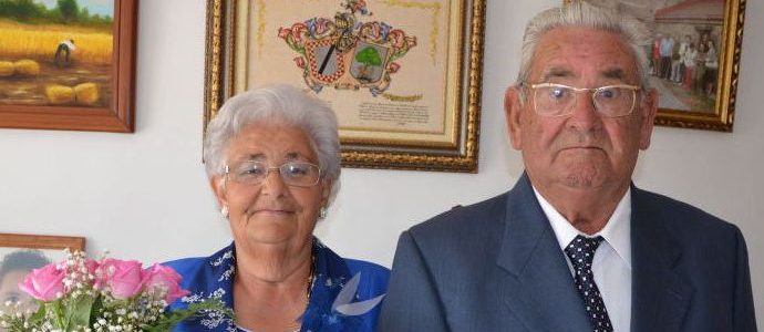 Fidel Ruiz y Gloria Fernndez celebraron sus bodas de oro