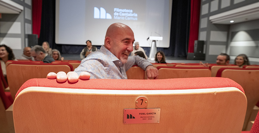 La Filmoteca de Cantabria homenajea a Fidel Garcia, su proyeccionista durante m�s 25 a�os