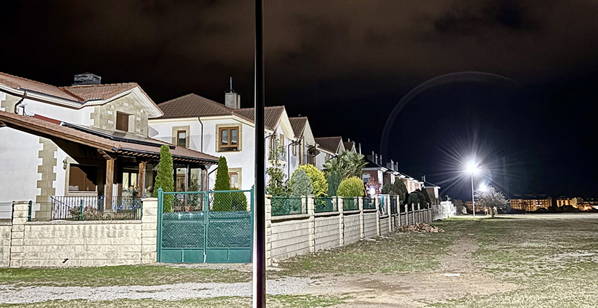 Finaliza la ampliacin del alumbrado de la calle El Acebo de Nestares