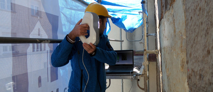 Finaliza la digitalizacin de la lpida conmemorativa de la Puerta de Reinosa en Aguilar de Campoo