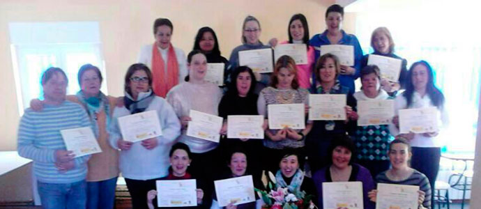 Finalizado el curso de formacin a las cuidadoras de personas dependientes