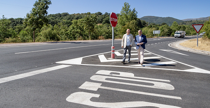 Fomento ha invertido 574.000 euros en la mejora del tramo de la CA-183 entre Villar y La Lomba