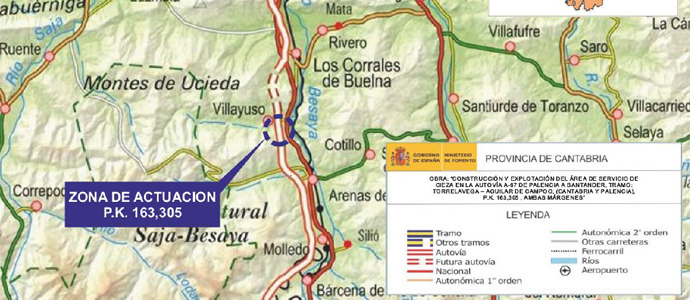 Fomento licita la construccin y explotacin del rea de Servicio de Cieza, en la autova A-67