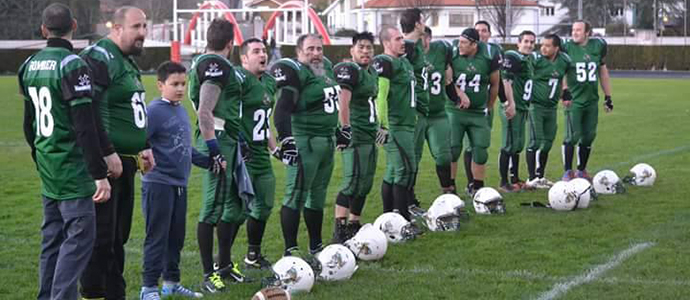 Football americano, esta tarde, en la finca de Los Obeso