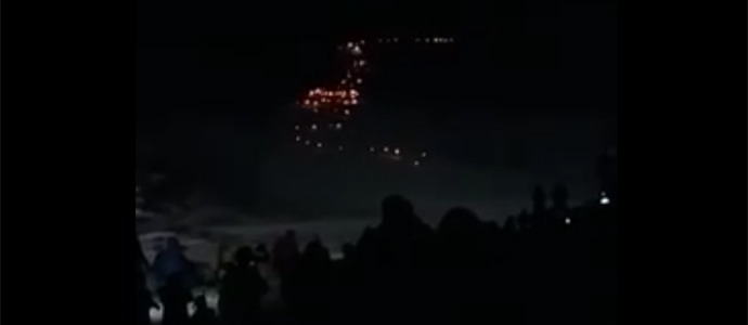 Fuego sobre la nieve