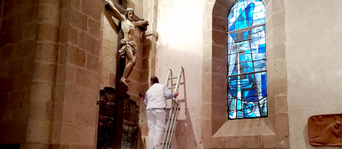 La Fundacin Santa Mara la Real acta en una ermita francesa con HeritageCare