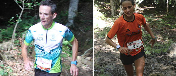 Gael Corral y Vanessa Palez triunfan en el Trail de Los Carabeos
