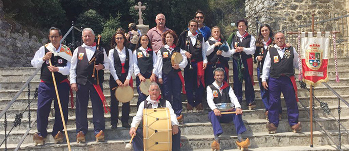 Gaitas campurrianas en la Misa del Peregrino