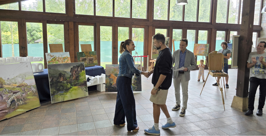 El gallego Andrs Gabarres gana el IV Concurso Nacional de Pintura al Aire Libre del Parque de la Naturaleza de Cabrceno