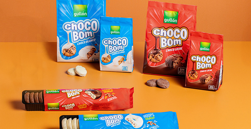 Galletas Gulln lanza Chocobom Hoops, el nuevo snack crujiente para los amantes del chocolate