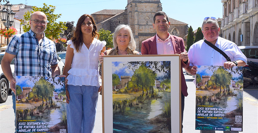 Gulln patrocina el Certamen de Pintura Rpida de Aguilar que repartir 3.700 euros en cuatro premios