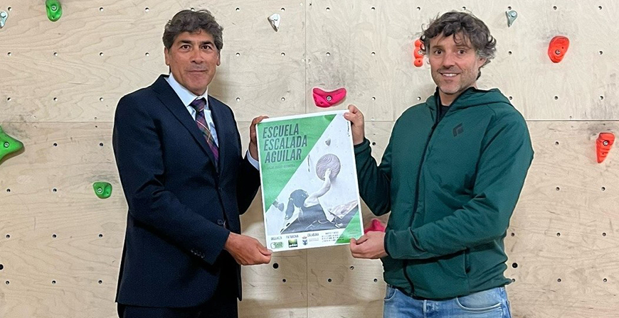 Galletas Gulln patrocina la Escuela Base de Escalada de Aguilar de Campoo