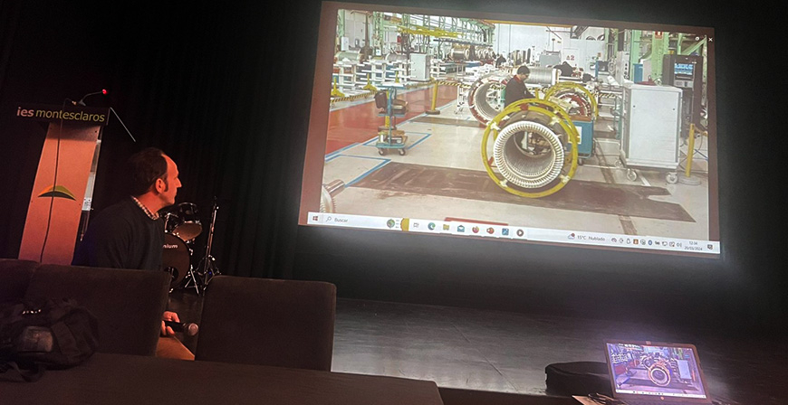 Gamesa Electric acerca a los alumnos del IES Montesclaros el 