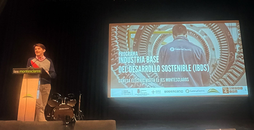 Gamesa Electric acerca a los alumnos del IES Montesclaros el 