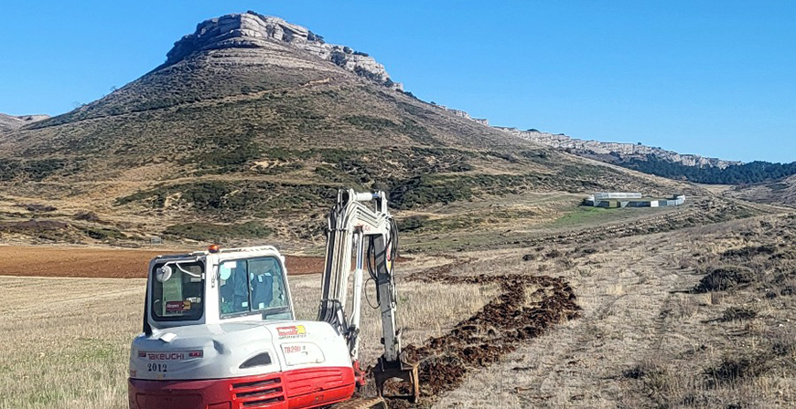 El Geoparque Las Loras recupera los setos naturales como alternativa y complemento a los cerramientos artificiales para el manejo del ganado