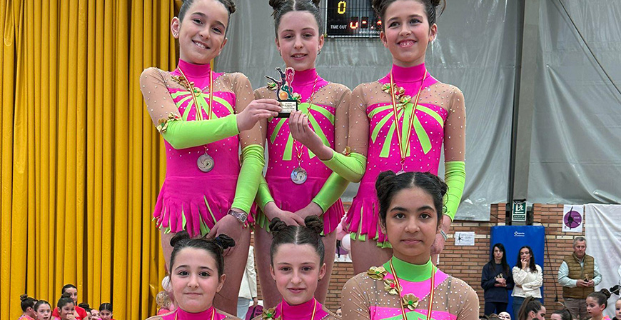 Las gimnastas alevines del Casimiro Sainz logran el segundo puesto en el III Torneo Villa de Ampuero