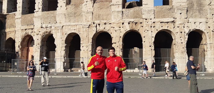 Gladiadores campurrianos en la arena de Roma