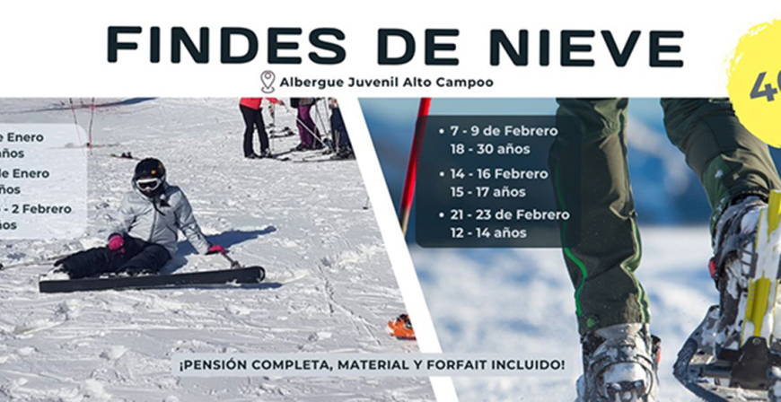 El Gobierno abre la inscripcin para las actividades de nieve organizadas en enero y febrero en Alto Campoo para jvenes de 12 a 30 aos