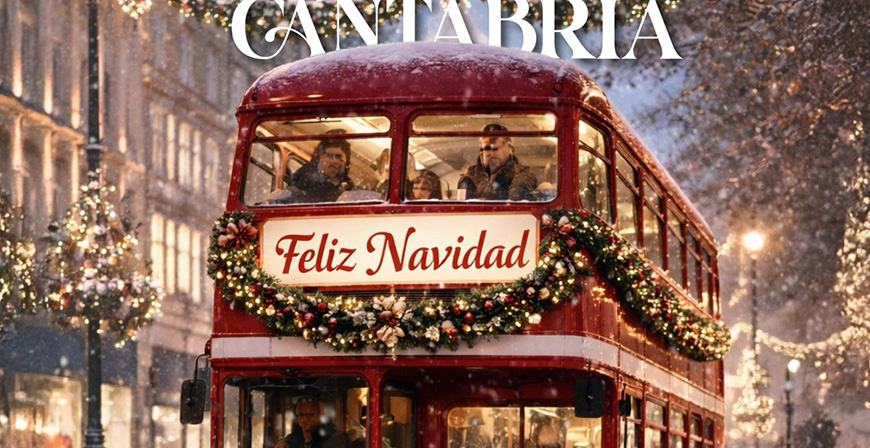 Gobierno, C�mara de Cantabria y COERCAN recuperan la tradici�n del paseo urbano navide�o con un autob�s rojo que se transformar� en un escaparate vivo