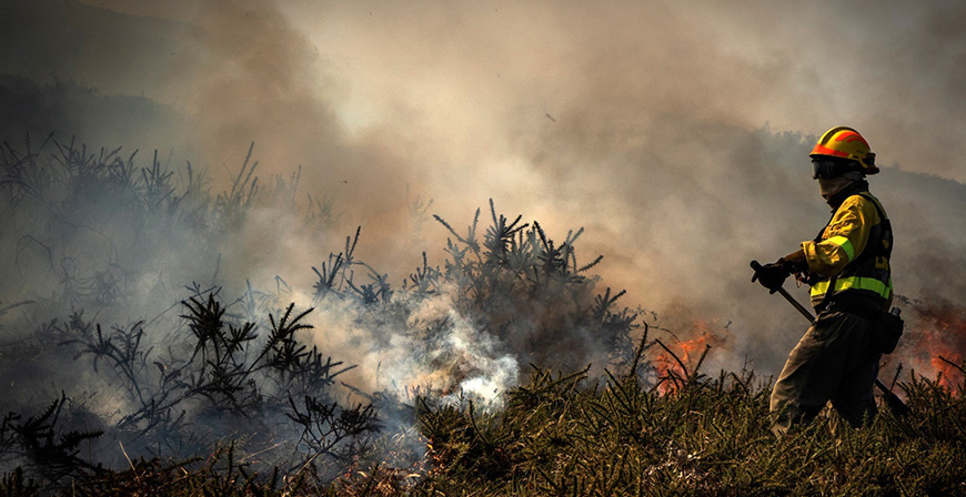El Gobierno de Cantabria activar este sbado el nivel 2 de alerta por riesgo de incendios forestales en 7 comarcas 