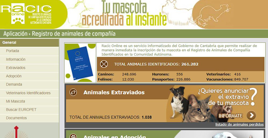 El Registro de animales de compaa de Cantabria sufre un ciberataque que ha afectado a datos personales 