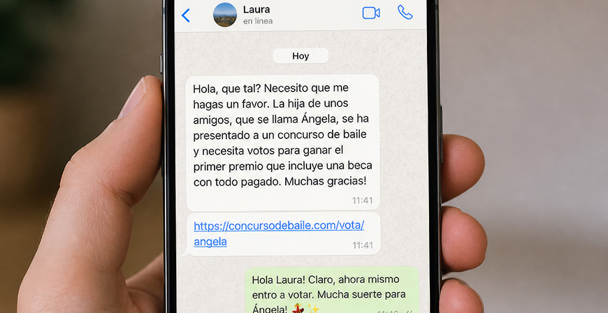 El Gobierno de Cantabria alerta de un nuevo fraude en WhatsApp que utiliza un falso concurso de baile para tomar el control de cuentas y extender nuevas estafas