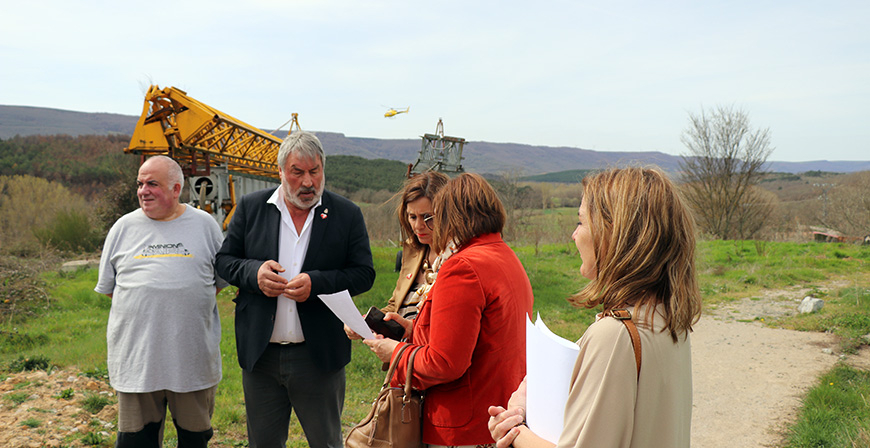 El Gobierno de Cantabria inicia en Valderredible la construcción de su Plan de helisuperficies
