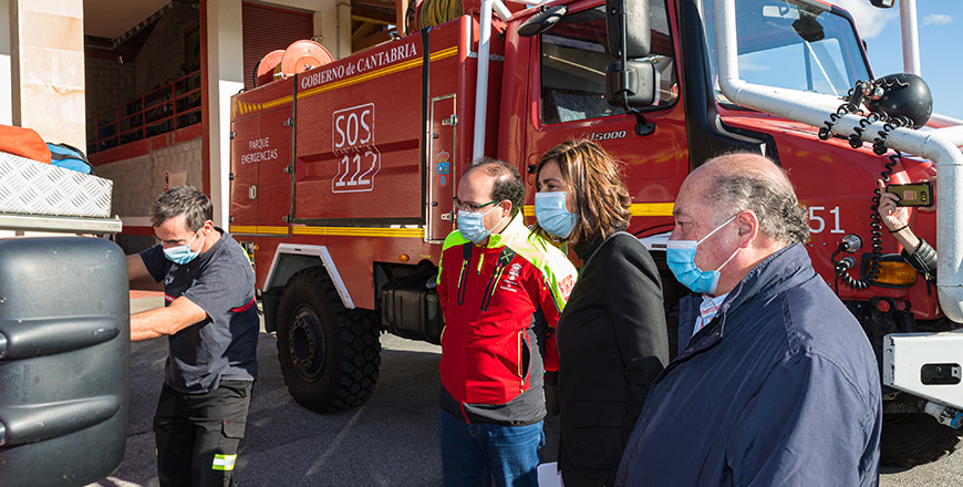El Gobierno de Cantabria prev invertir 800.000 euros en nuevos medios para sus parques de emergencias