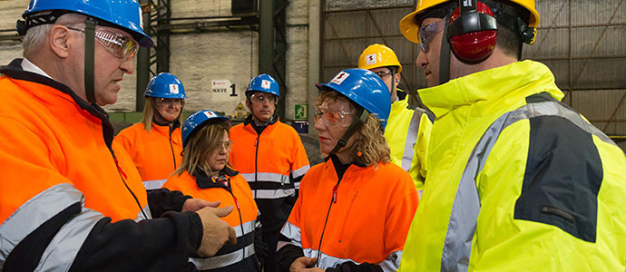 El Gobierno regional reafirma su compromiso con Sidenor Forgings & Castings para garantizar el futuro de Campoo
