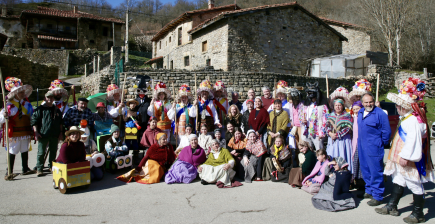El Gobierno de Cantabria respalda las mascaradas de invierno en Polaciones y Li�bana como 