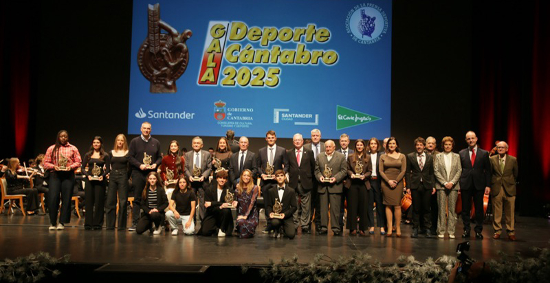 El Gobierno celebra los �xitos de los deportistas c�ntabros en la tradicional gala de la Asociaci�n de Prensa Deportiva