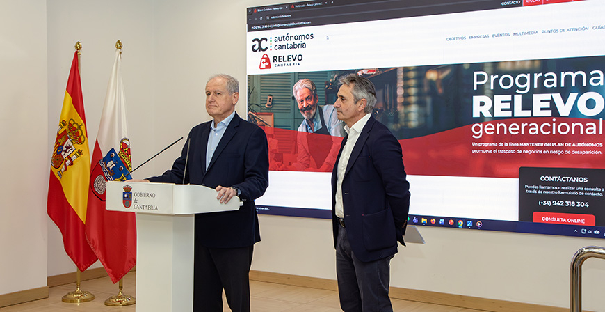 El Gobierno crea la plataforma Relevo Cantabria para poner en contacto a comerciantes y empresarios que se jubilan con emprendedores interesados en sus negocios